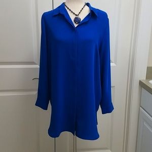 Chico's Royal Blue Tunic (NWOT), Size 1